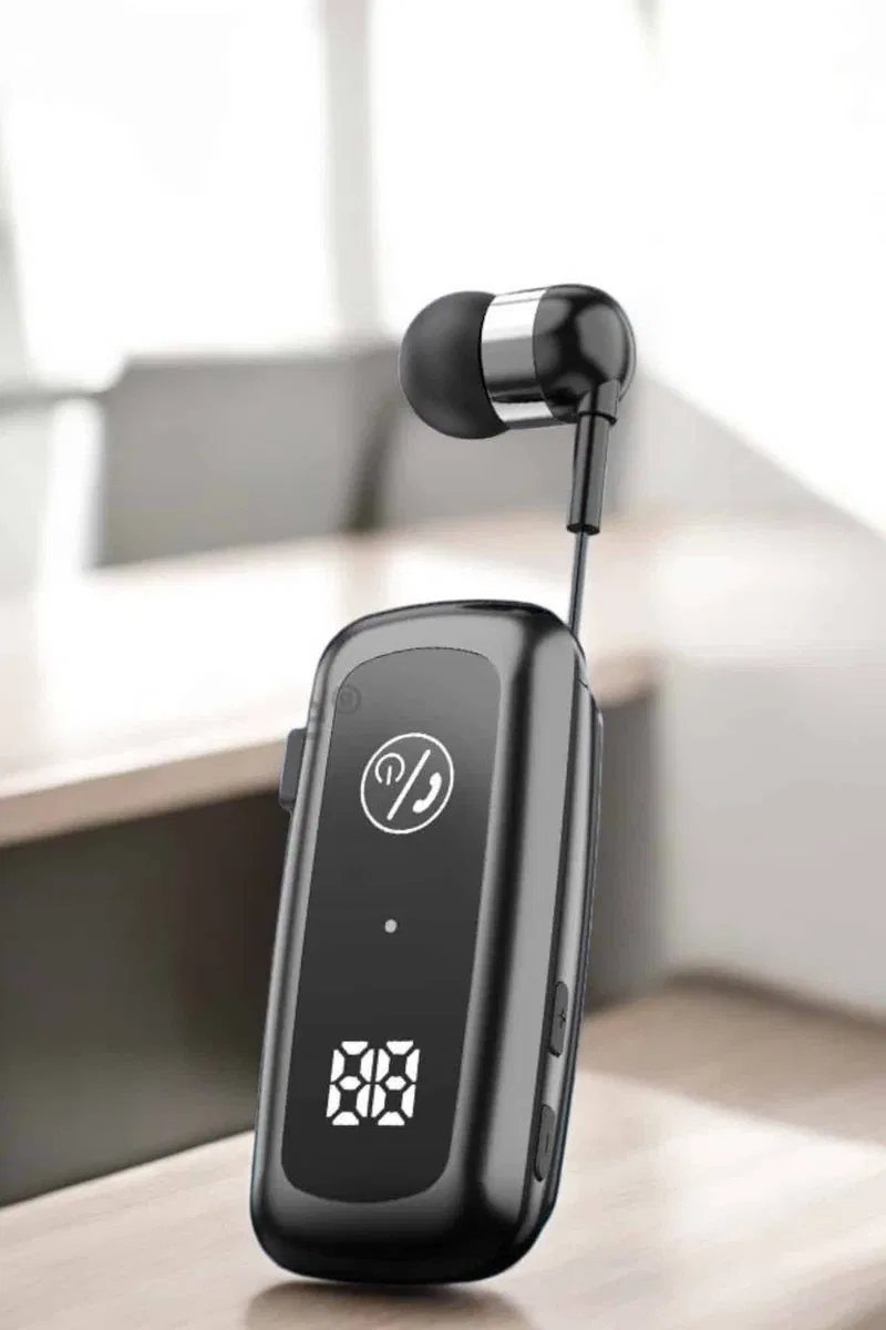 Kablolu Bluetooth Kulaklık Kulak İçi Stereo Mikrofonlu Dijital Göstergeli görsel 4