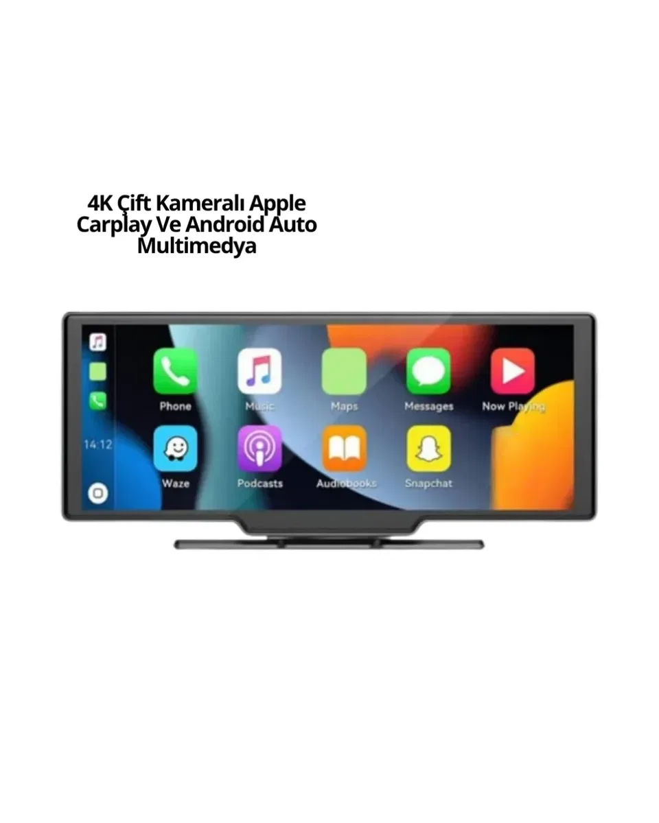 Honda Civic, Jazz, HR-V, CR-V, Nissan Qashqai, Micra, Juke, Uyumlu Kablosuz CarPlay & Android Auto Multimedya – Geri Görüş Kameralı