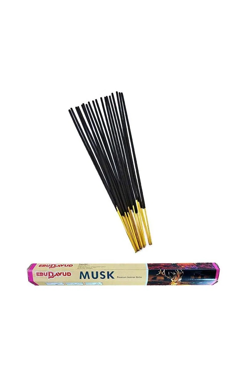 3 Paket 20 Çubuklu Tütsü Musk - Clove - Strawberry - Kayık Hediyeli görsel 3