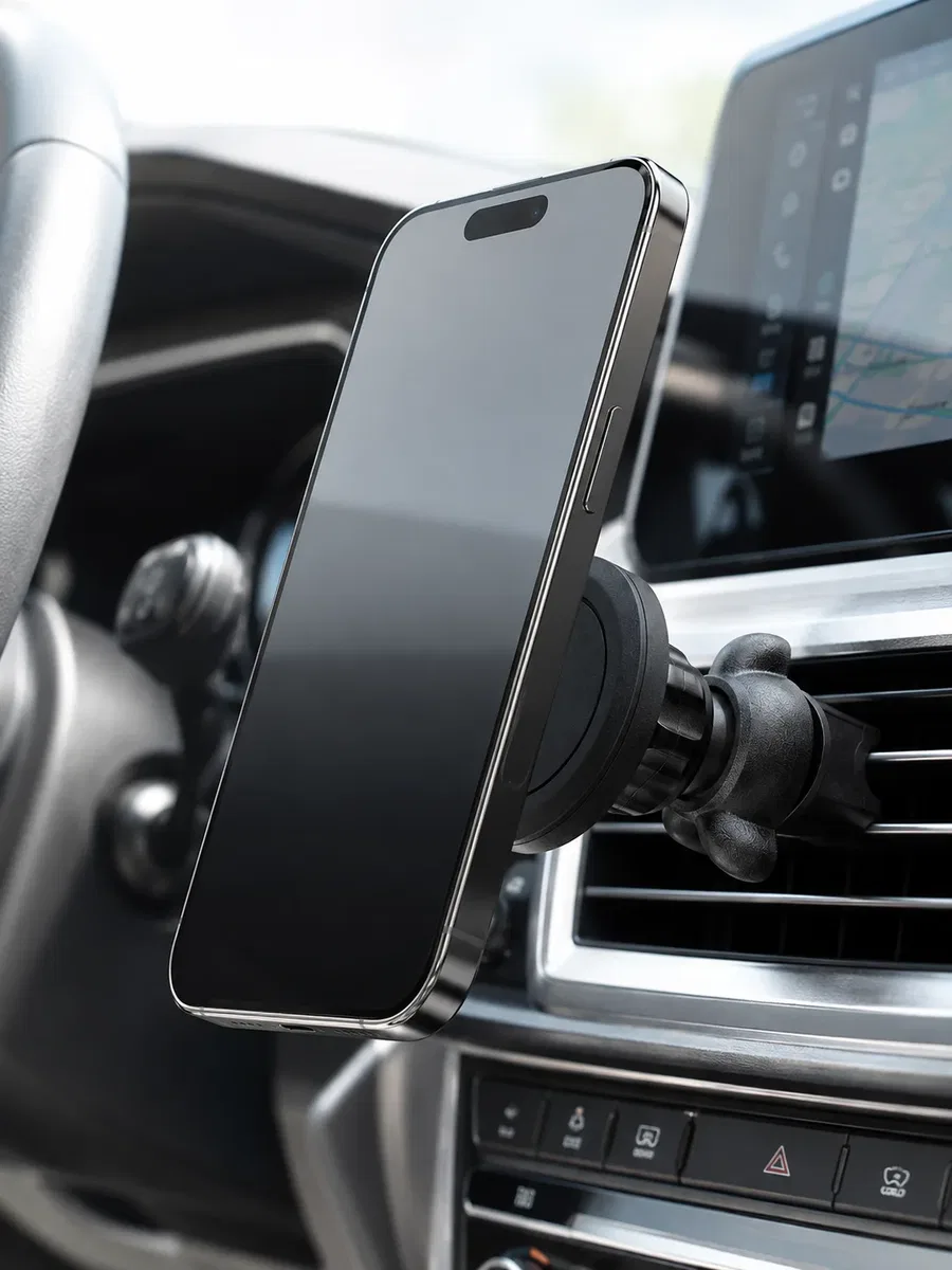 Araç Havalandırma Izgarası İçin Mıknatıslı Telefon Tutucu Stand görsel 4