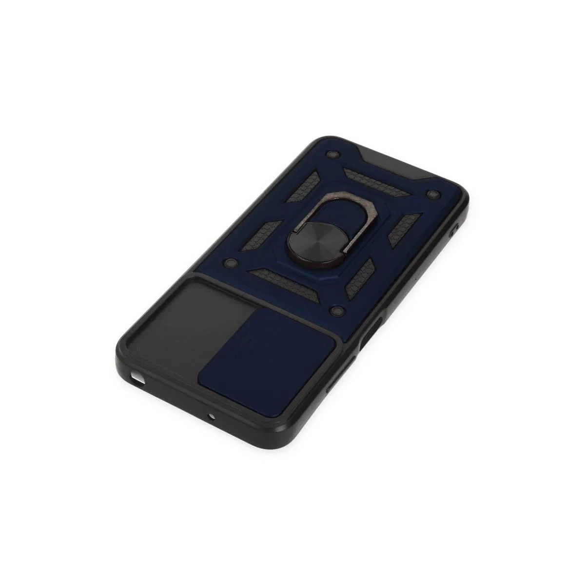 Xiaomi Poco M5 Kılıf Pars Lens Yüzüklü Silikon - Lacivert görsel 4