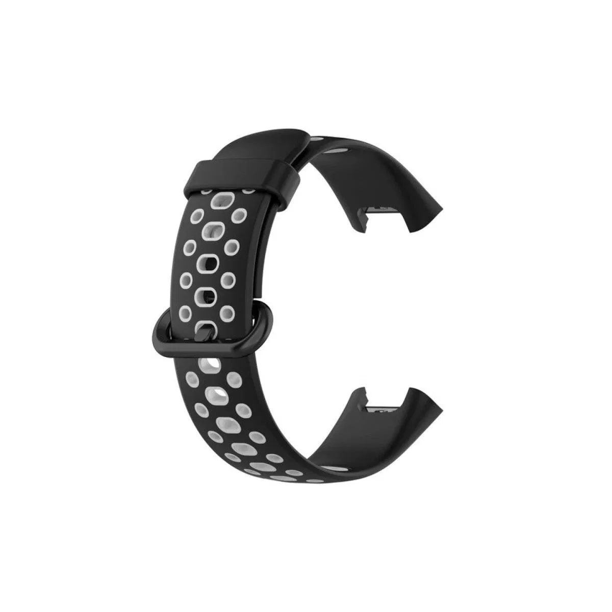 Xiaomi Redmi Watch 2 Spor Delikli Kordon - Siyah-gri görsel 3