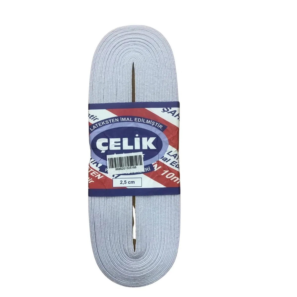 10 m 2. 5 cm Beyaz Paça Lastiği