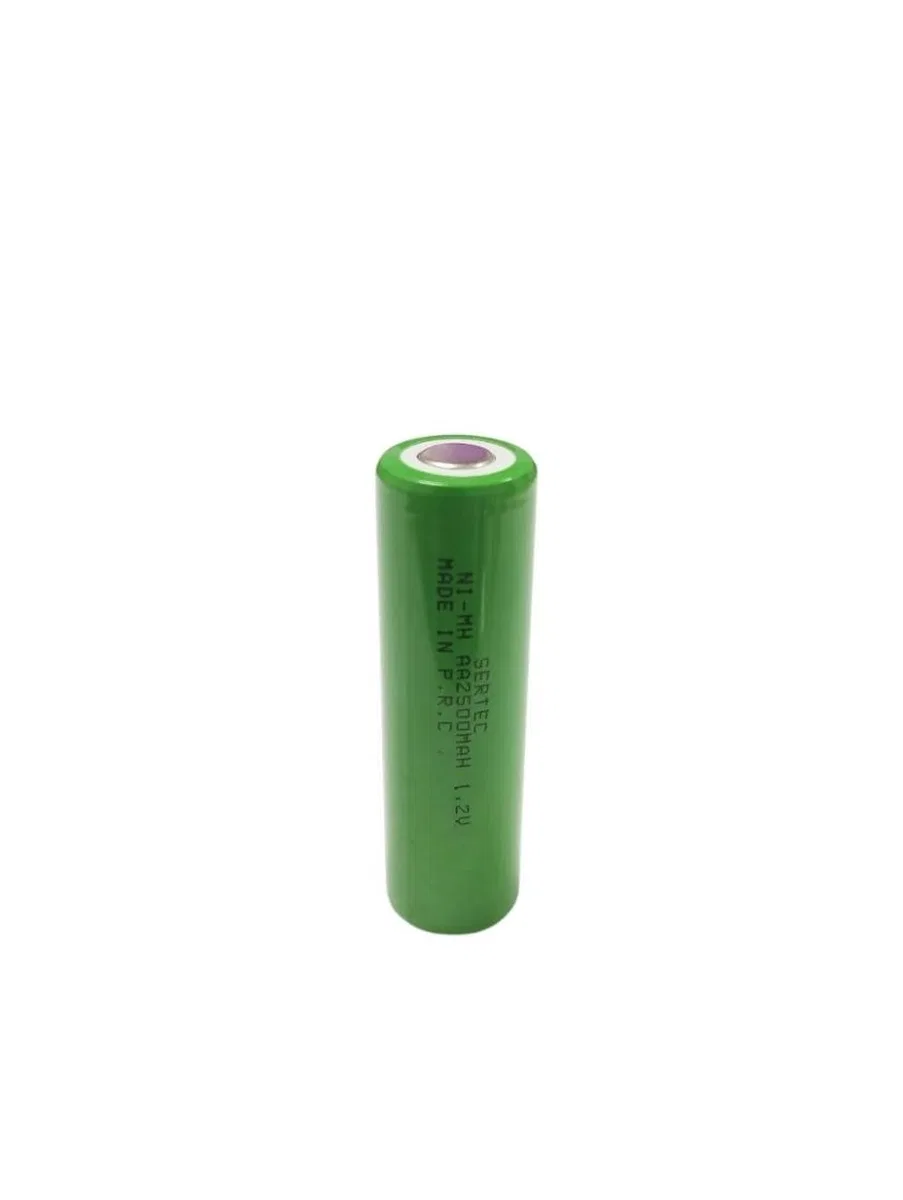 Sertec - 1. 2v 2500 Mah - Aa - Nı-mh Şarjlı Pil - (başsız / Flat Head)