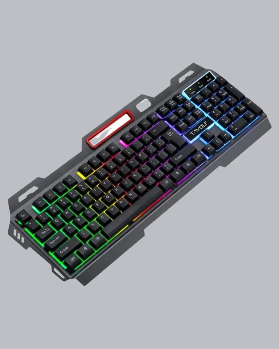 RGB Aydınlatmalı Klavye Mouse Seti – USB Bağlantılı, Türkçe Q, Ayarlanabilir DPI, Ergonomik Yapı görsel 2