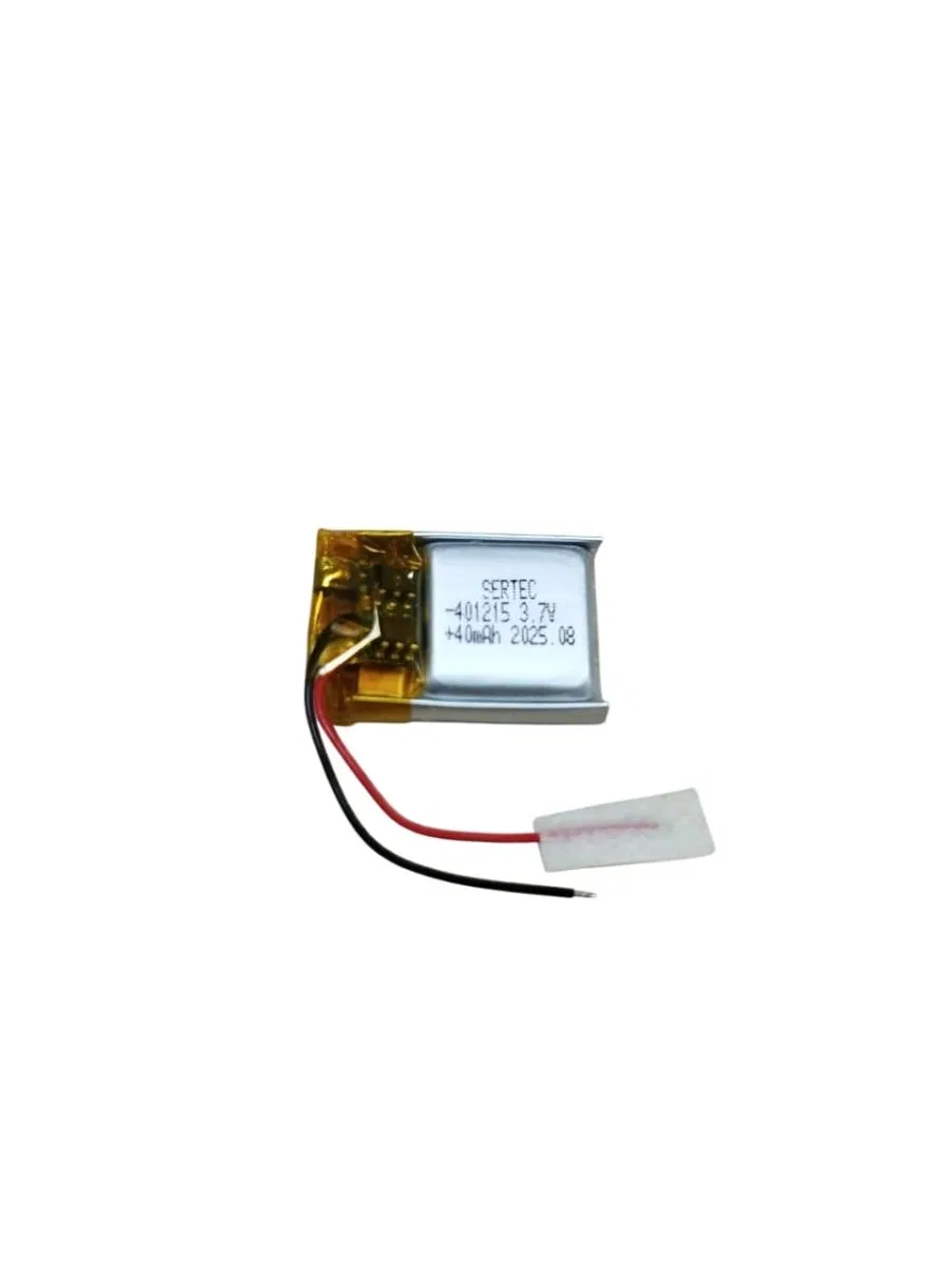 Sertec 401215 3. 7v 40 Mah Li-polymer Pil (devreli/1. 5a)
