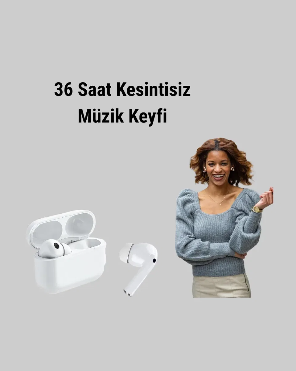 Suya Dayanıklı Gürültü Engelleyici Kablosuz Kulaklık – Ergonomik Tasarım Yeni Nesil görsel 4