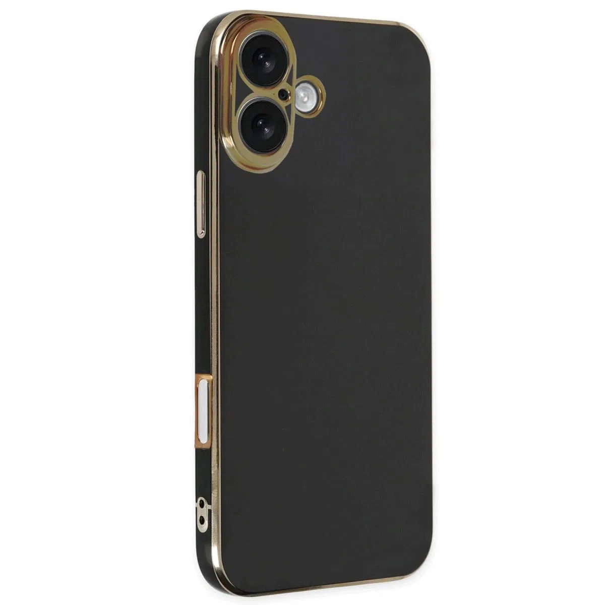 Apple İphone 16 Kılıf Volet Silikon - Siyah