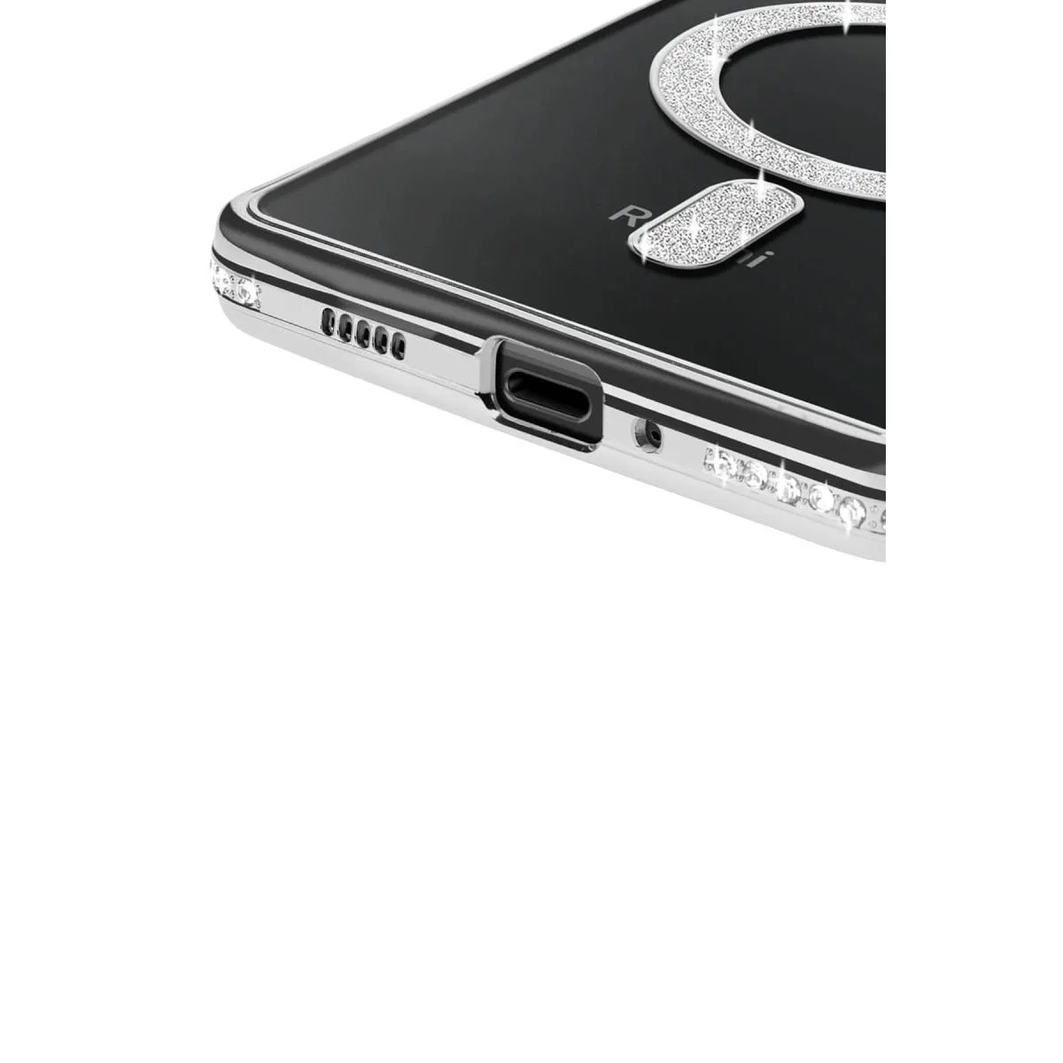 Xiaomi Redmi 14c Joke Simli Magneticsafe Kılıf - Gümüş görsel 3