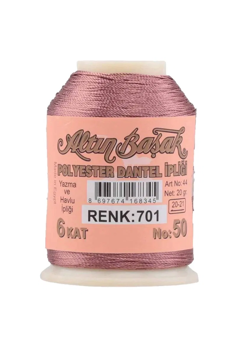 3 Adet Altınbaşak Oya ve Dantel İpi 20 gr - Royaleks - No: 041 - 701 - 769 görsel 3