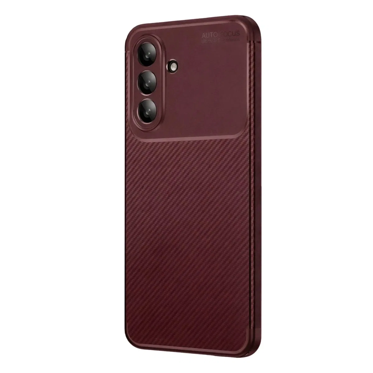 Samsung Galaxy A27 5g Auto Focus Karbon Kapak - Bordo görsel 2
