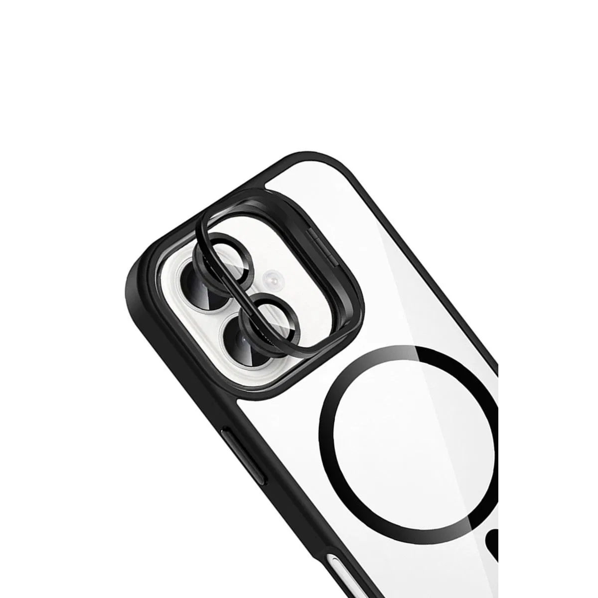 Joko Apple İphone 16 Plus Remim Lensli Magsafe Standlı Kapak - Siyah görsel 4
