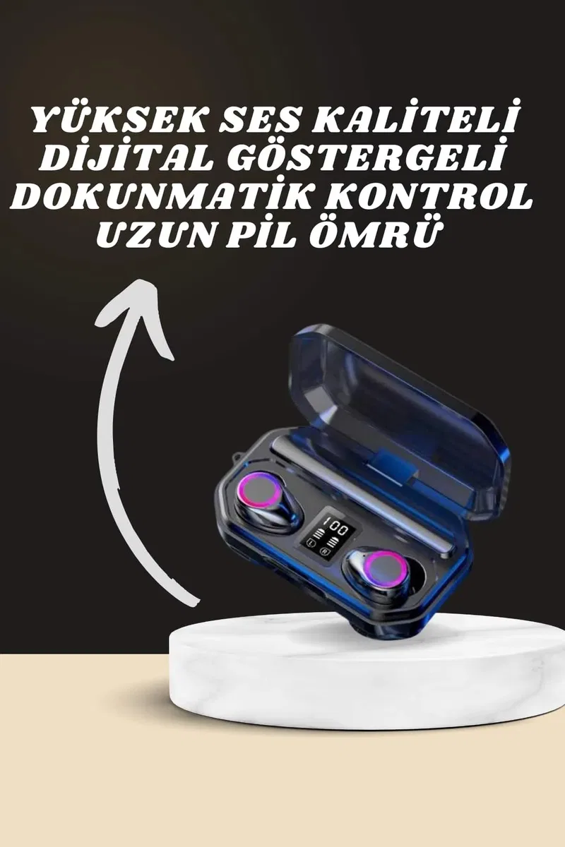 Yeni Nesil Akıllı Saat ve Bluetooth Kulaklık Kampanyası Dijital Göstergeli Powerbankli görsel 2