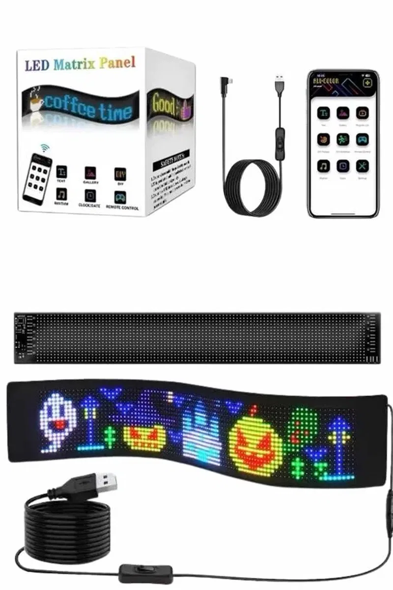 Led Panel Led Uzaktan Kumandalı Telefon Kontrollü LED Ekran görsel 5