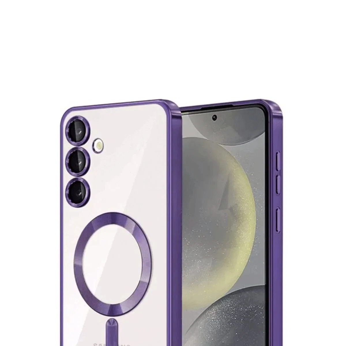 Samsung Galaxy A35 5g Kross Magneticsafe Kapak - Mor görsel 2