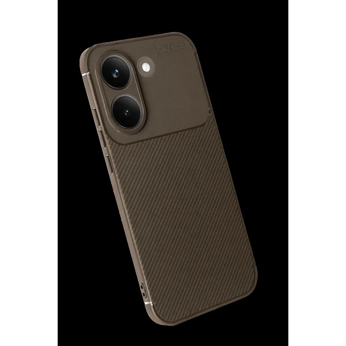 Xiaomi Poco X8 Pro Auto Focus Karbon Kapak - Kahverengi görsel 2