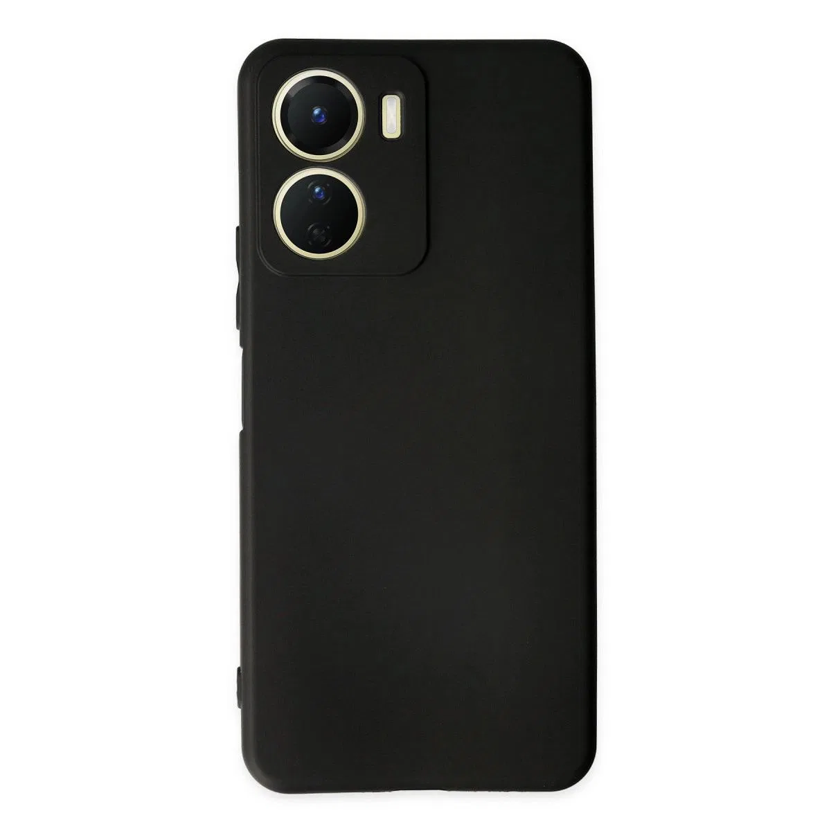 Vivo Y16 Kılıf First Silikon - Siyah