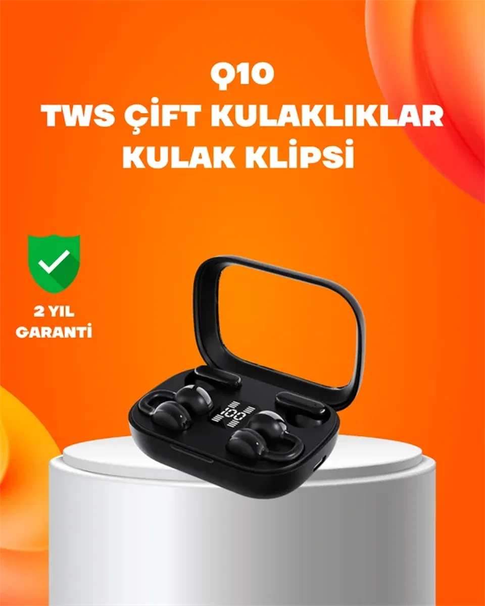 Q10 Bluetooth 5. 4 Kablosuz Kulaklık – Dokunmatik, Uzun Pil Ömrü, Type-C Şarj