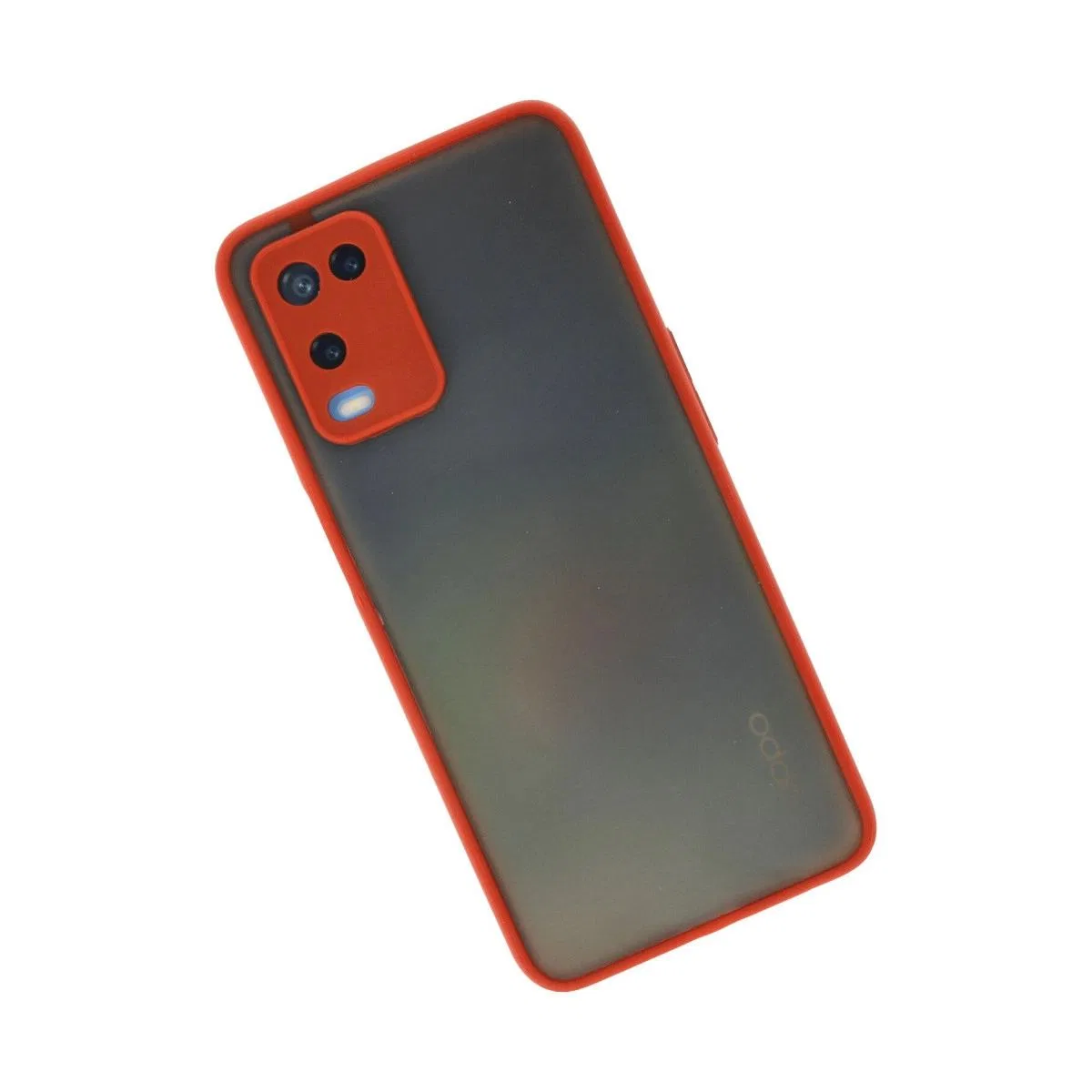 Oppo A54 4g Kılıf Montreal Silikon Kapak - Kırmızı görsel 2