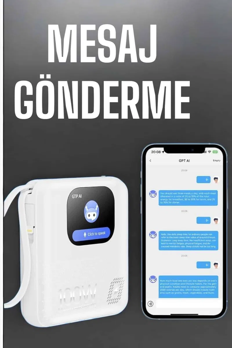 Powerbank Ekranlı Çok Fonksiyonlu Müzik Dinleme Kitap Okuma görsel 5