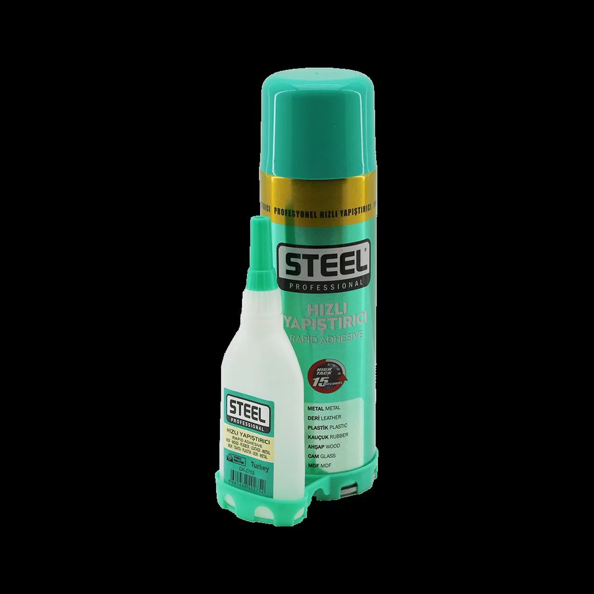 Hızlı Çok Amaçlı Yapıştırıcı 500ml+125gr - MDF/Ahşap/Metal/Plastik/Cam görsel 2