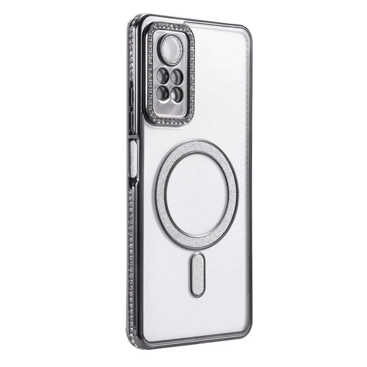 Xiaomi Redmi Note 12 Pro 4g Joke Simli Magneticsafe Kılıf - Siyah görsel 3