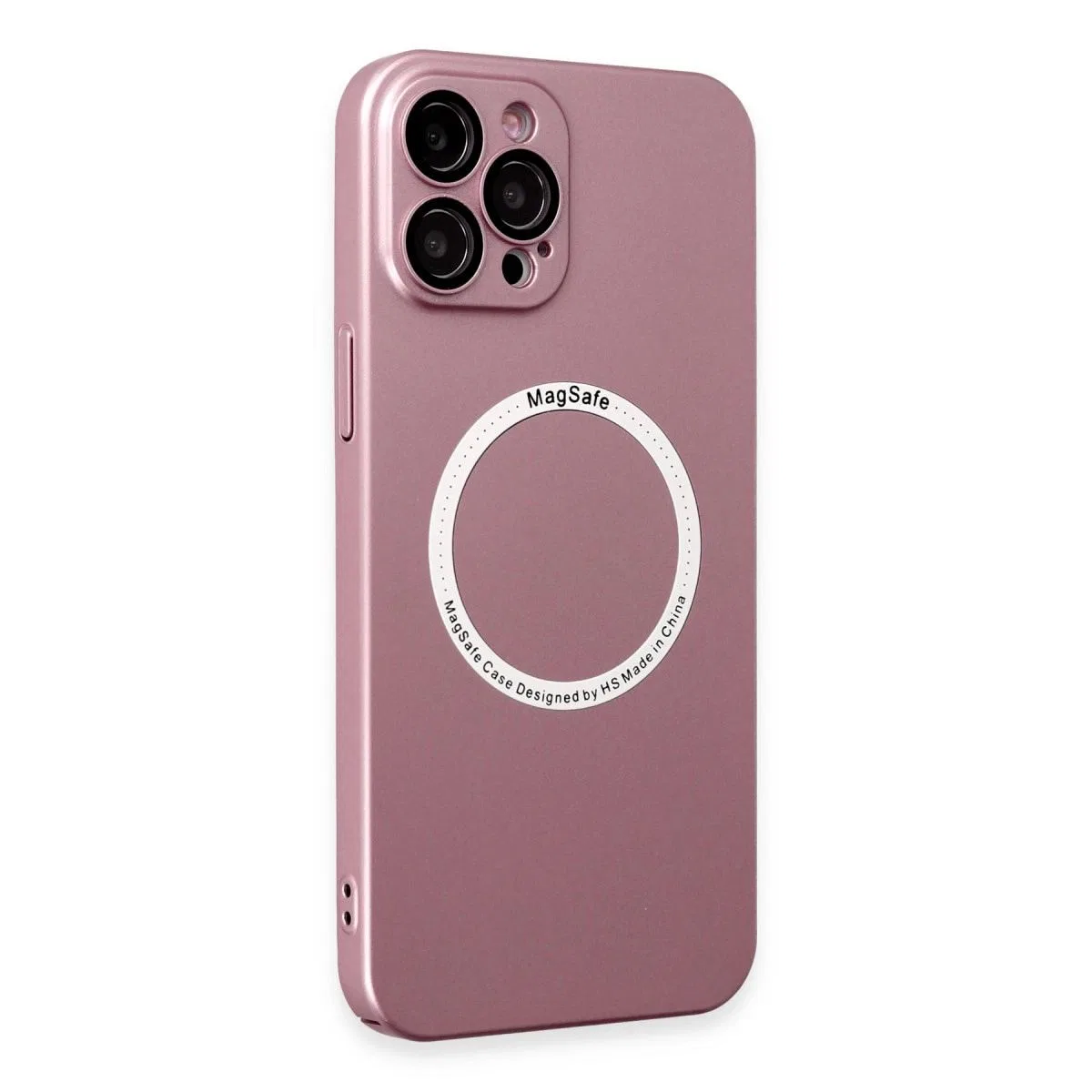 Apple İphone 12 Pro Kılıf Jack Magneticsafe Lens Silikon - Rose Gold görsel 2
