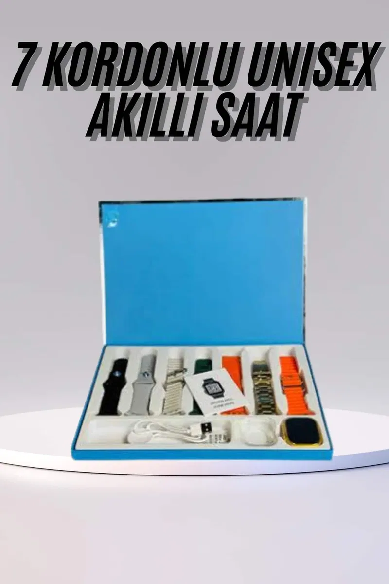 Akıllı Saat Uni Akıllı Saat Çoklu Kordon Seçeneği Çelik Kordon Plastik Kordon