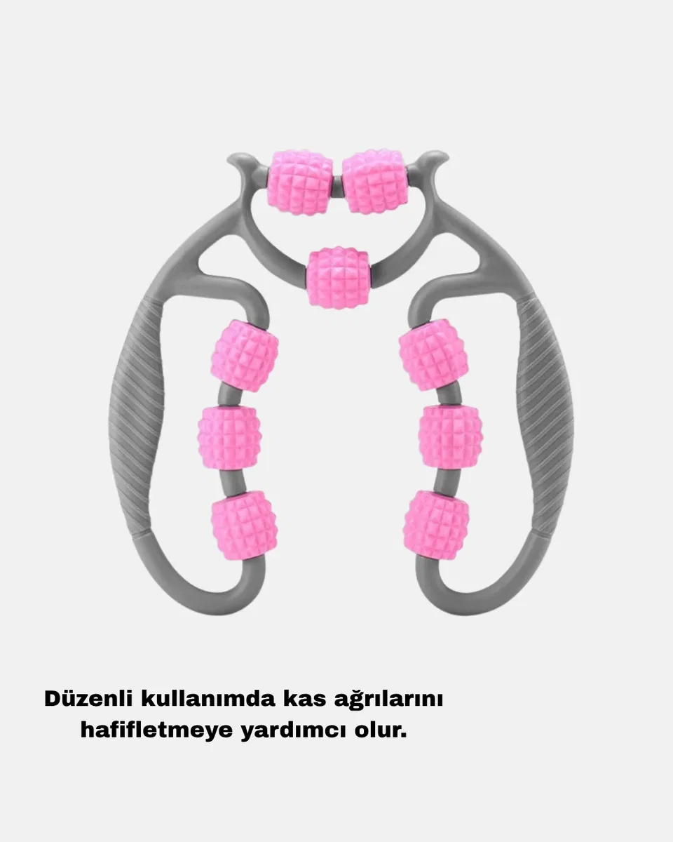 Taşınabilir 3D Masaj Rulosu – Kas Rahatlatıcı ve Yağ Azaltıcı Masaj Cihazı görsel 5