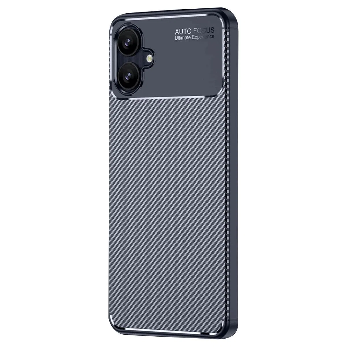 Samsung Galaxy A06 Kılıf Auto Focus Karbon Kapak - Lacivert görsel 2