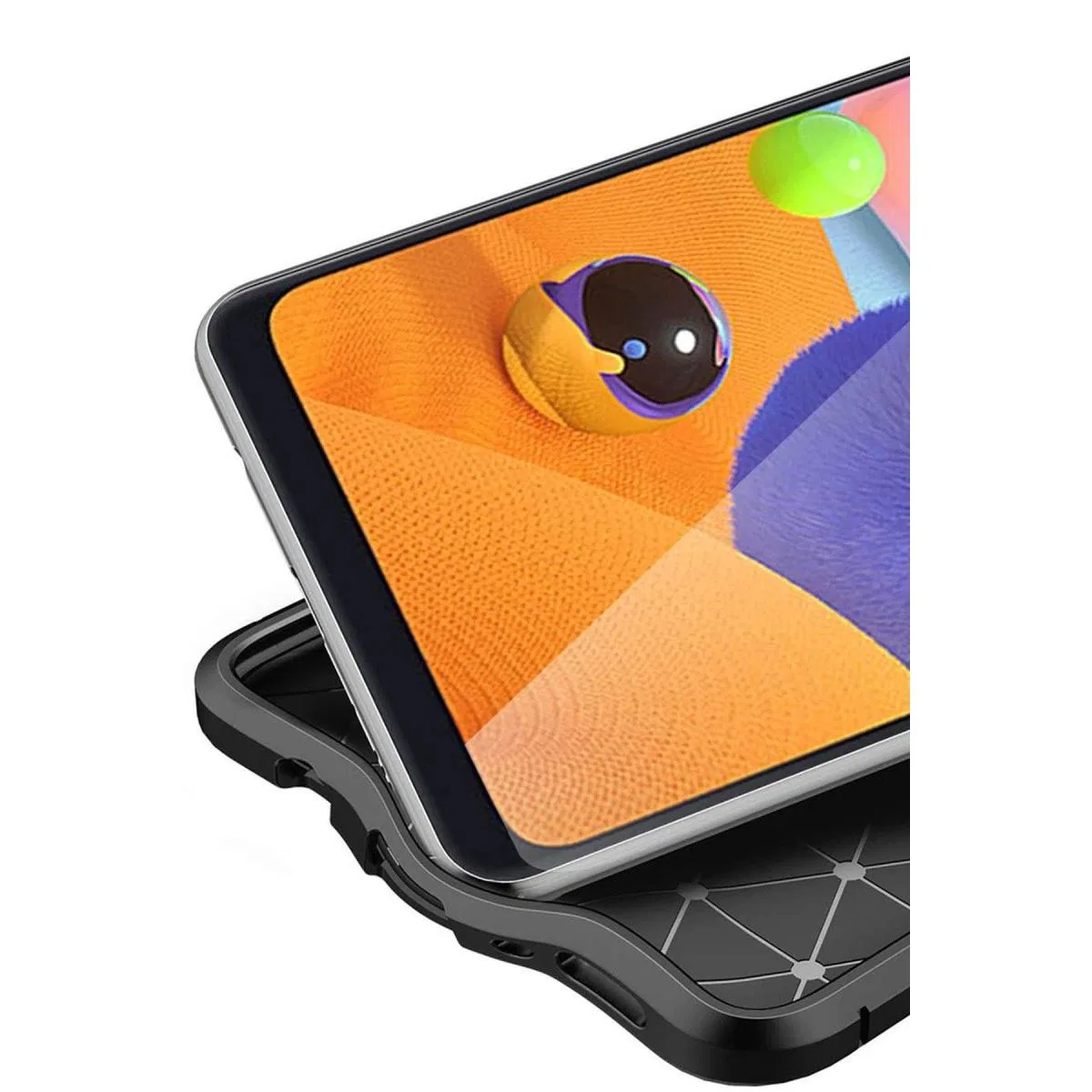 Samsung Galaxy A31 Kılıf Auto Focus Kapak - Kırmızı görsel 3