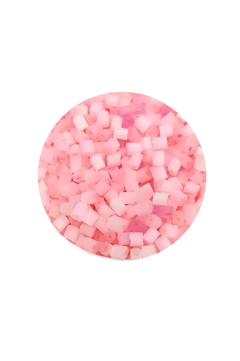 Kesme Cam Boncuk 2mm - 60 Gram - Şeker Pembe - BNC398 görsel 2