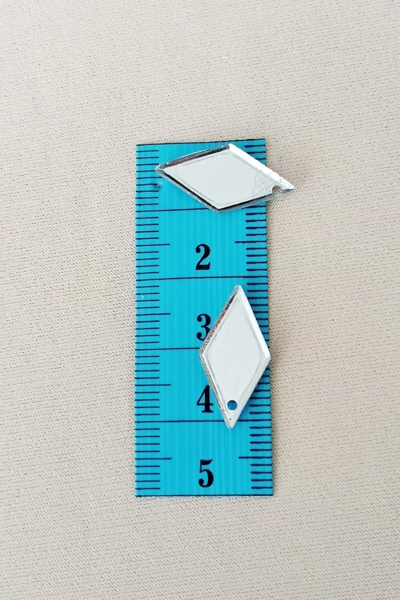 Oya Abiye Bileklik Kolye Pleksi Metalik Plastik Pul Gümüş Renk 24 gram 120 adet - BNC577 görsel 2