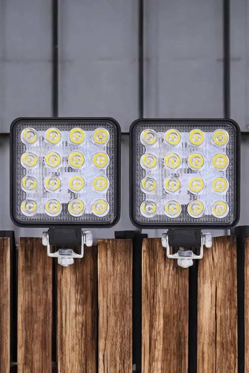 Tepe Lambası Tüm Araç Tiplerine Uygun Sis Lambası 16 Led Beyaz Renk görsel 4