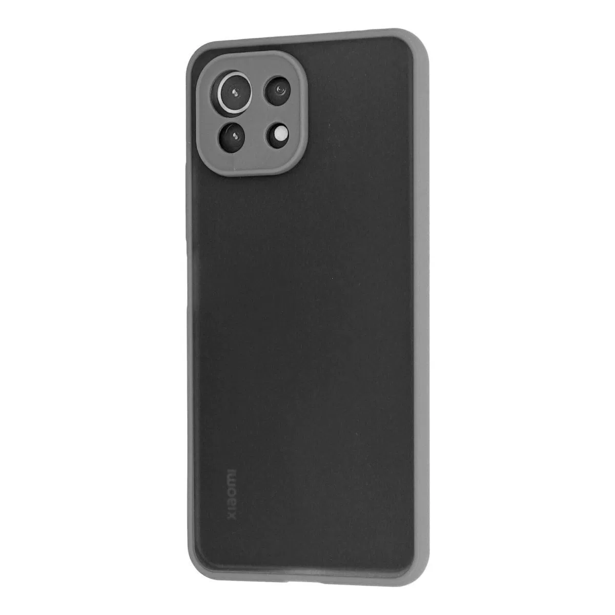 Xiaomi Mi 11 Lite Kılıf Montreal Silikon Kapak - Gri görsel 3