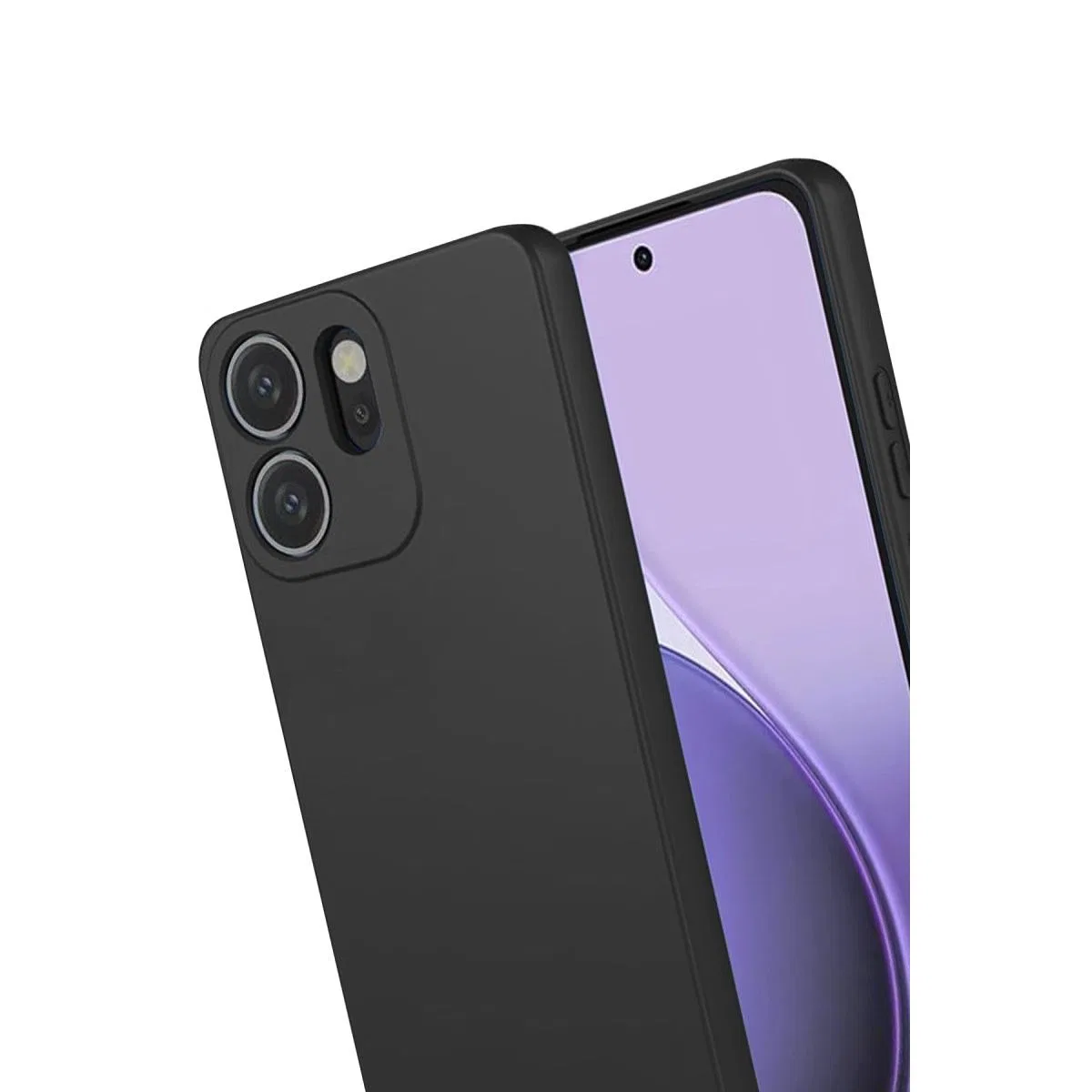 Oppo Reno 14f First Silikon - Siyah görsel 3