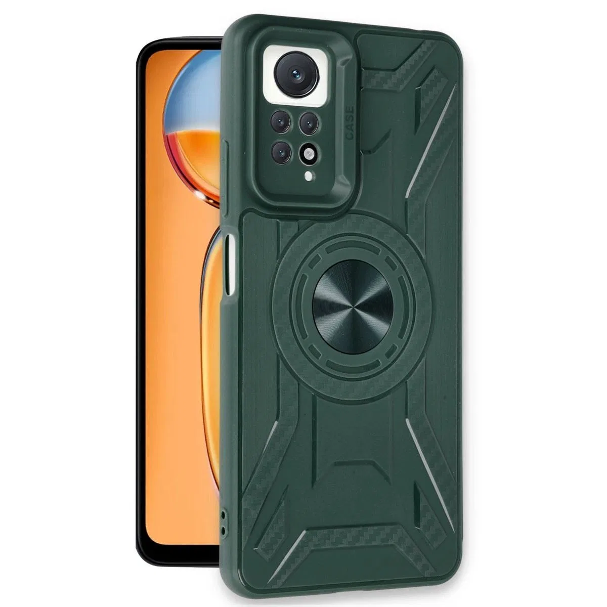 Xiaomi Redmi Note 12 Pro 4g Kılıf Lincoln Silikon - Koyu Yeşil görsel 4