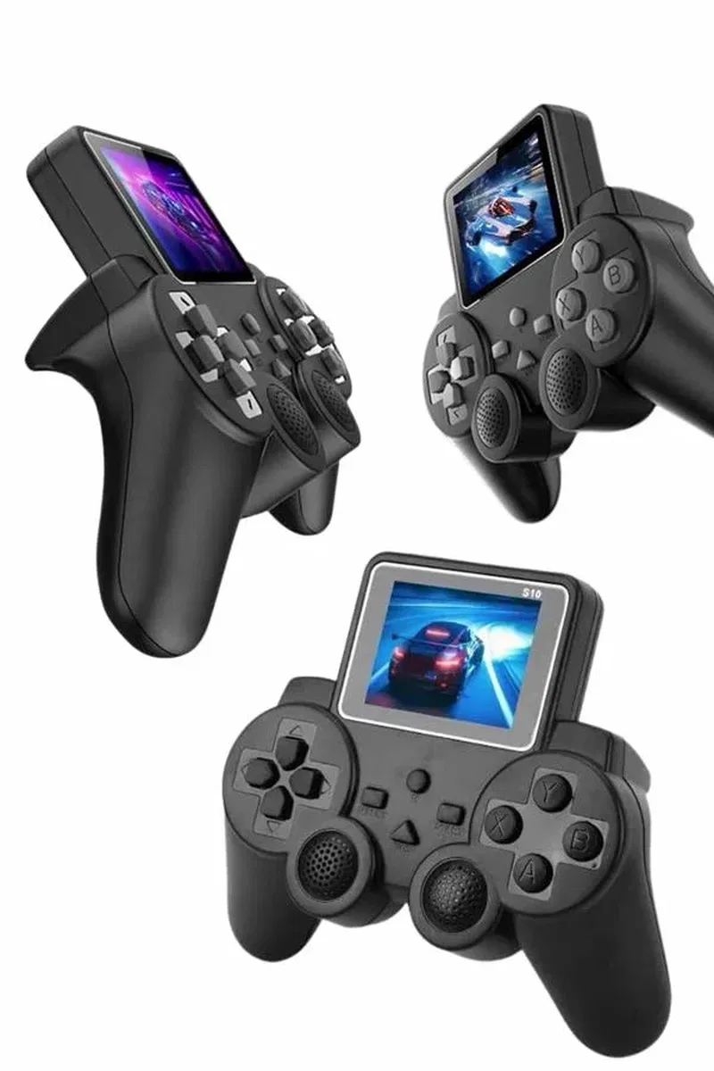 S10 Gamepad 520 Oyunlu Klasik Taşınabilir Retro Oyunlar Oyun Konsolu El Atarisi görsel 5