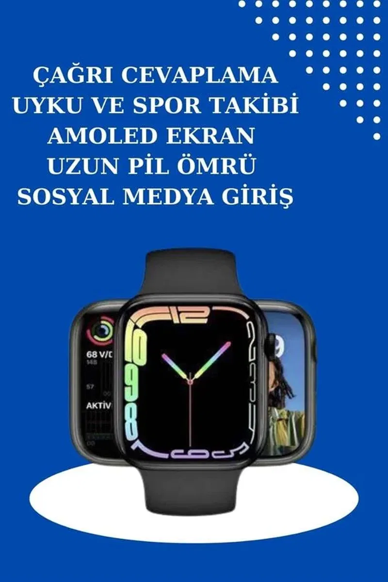 2025 Model Akıllı Saat ve 2. Nesil TWS Bluetooth Kulaklık ANC Özelliği Amoled Ekran görsel 5