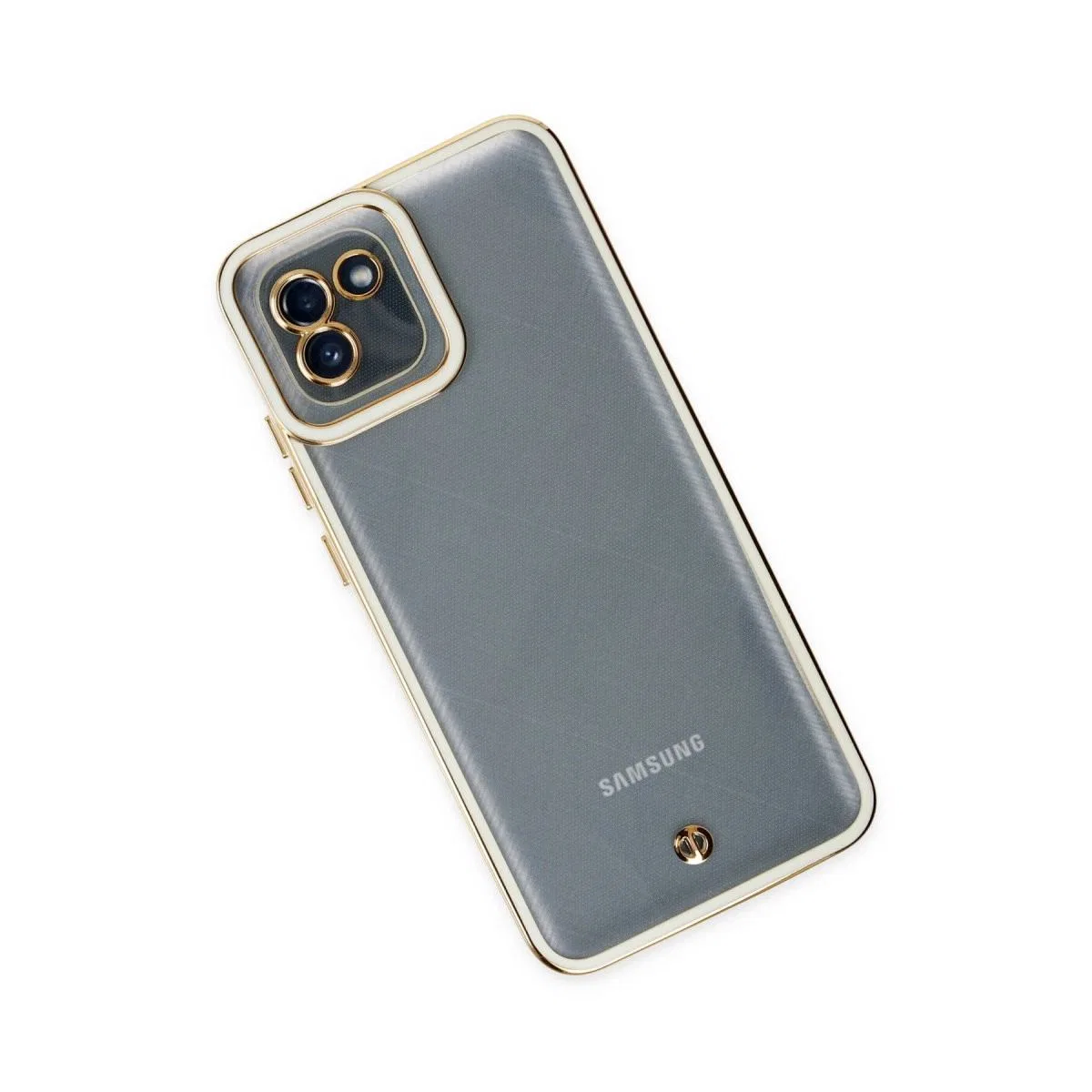 Samsung Galaxy A03 Kılıf Liva Lens Silikon - Beyaz görsel 3