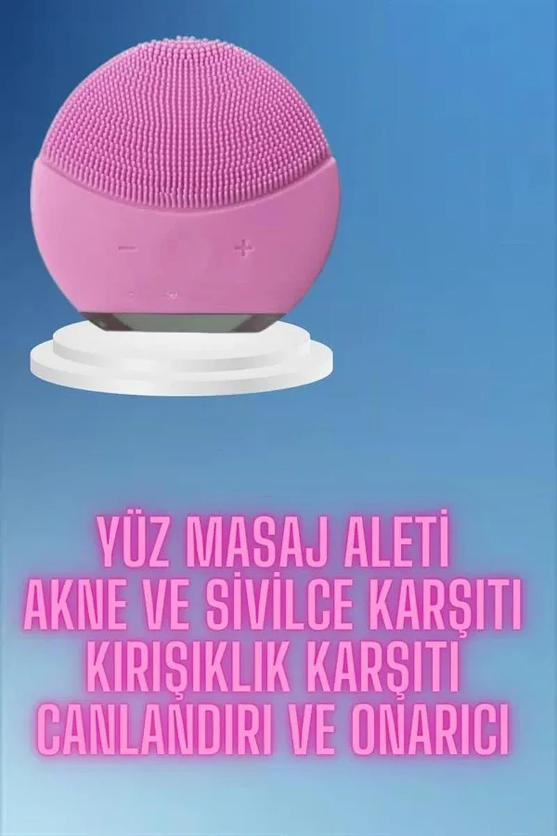 İkili Cilt Bakım Seti 5 Başlıklı Yüz Temizleme ve Masaj Aleti Canlandırıcı ve Onarıcı görsel 3