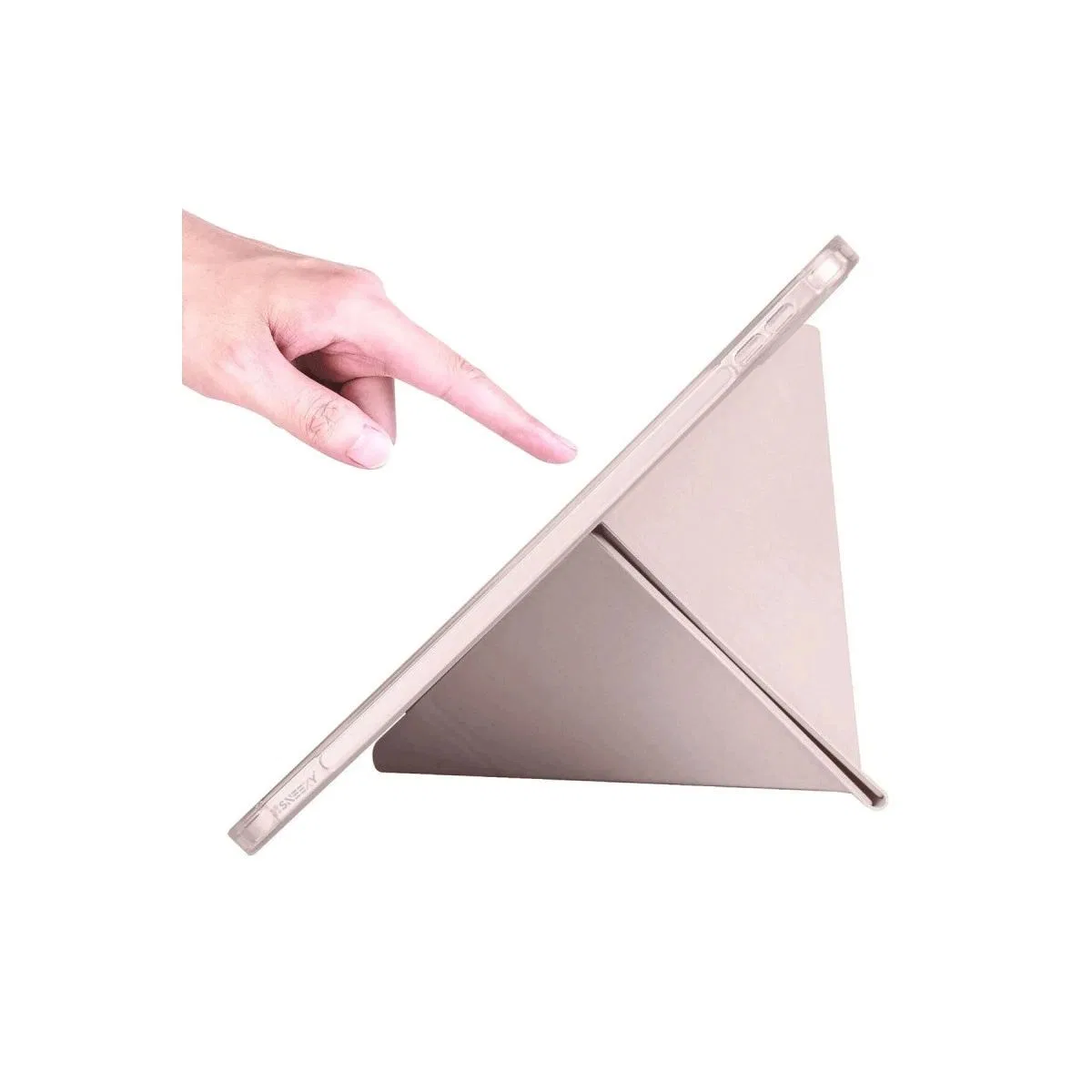 Apple İpad 2022 10. 9 (10. nesil) Kılıf Kalemlikli Mars Tablet Kılıfı - Rose Gold görsel 6
