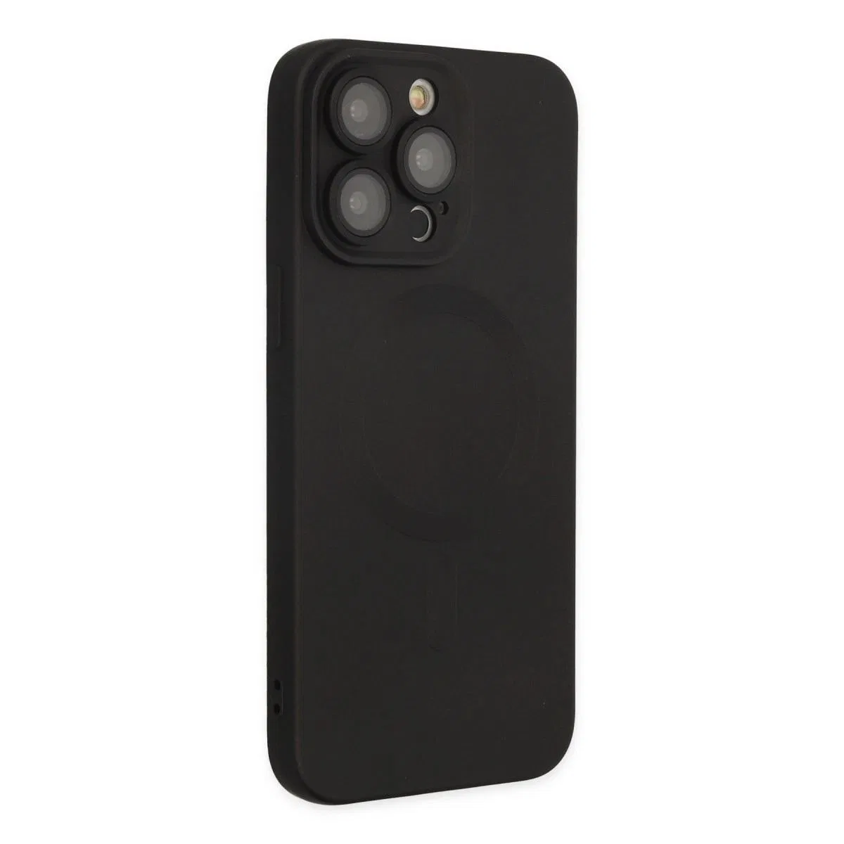 Apple İphone 13 Pro Kılıf Moshi Lens Magneticsafe Silikon - Siyah görsel 2
