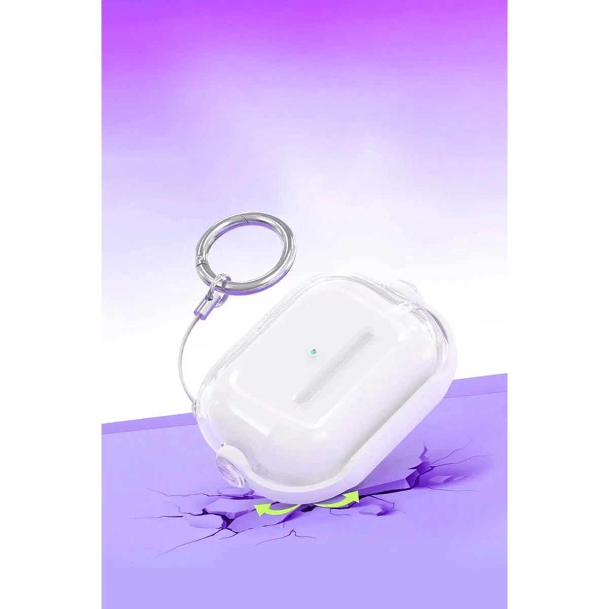 Apple Airpods Pro 3 (3. nesil) Tema Kılıf - Mor görsel 5