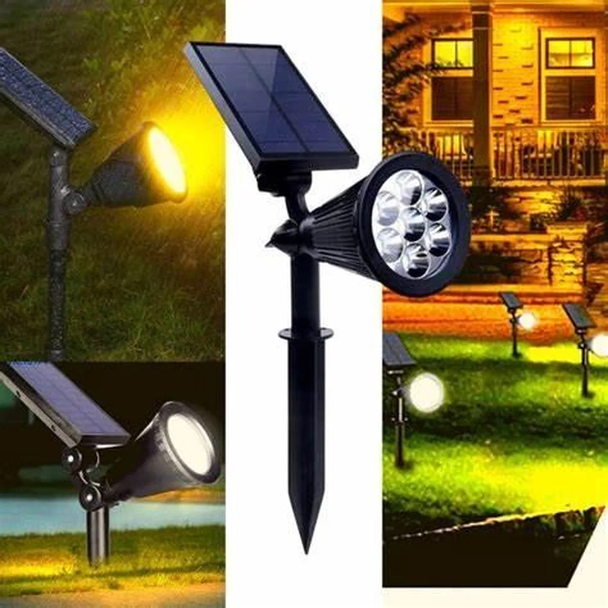 Solar 7w Kazıklı Bahçe Armatürü Rgb Mz-301a görsel 2