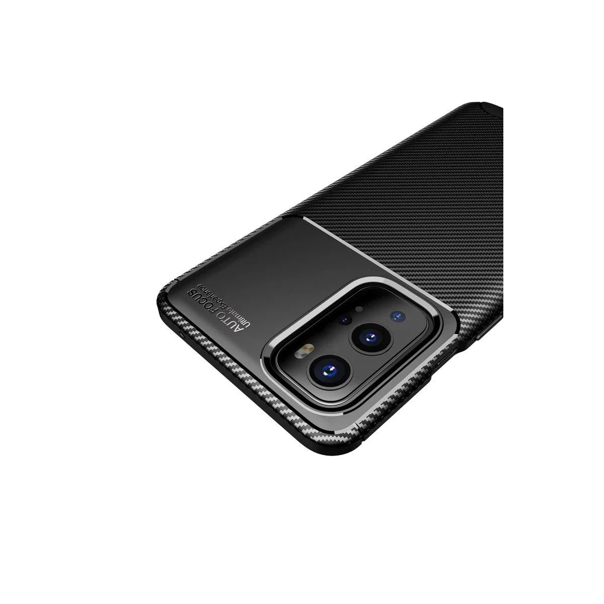 One Plus 9 Pro Kılıf Auto Focus Karbon Kapak - Siyah görsel 6