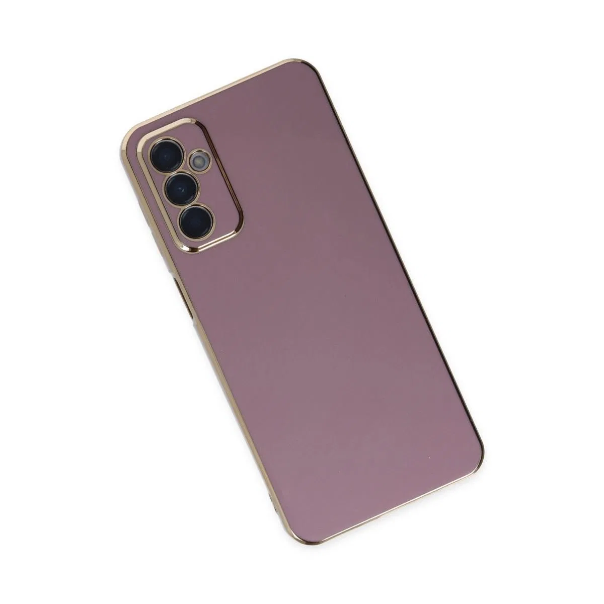 Samsung Galaxy M23 Kılıf Volet Silikon - Mor görsel 3
