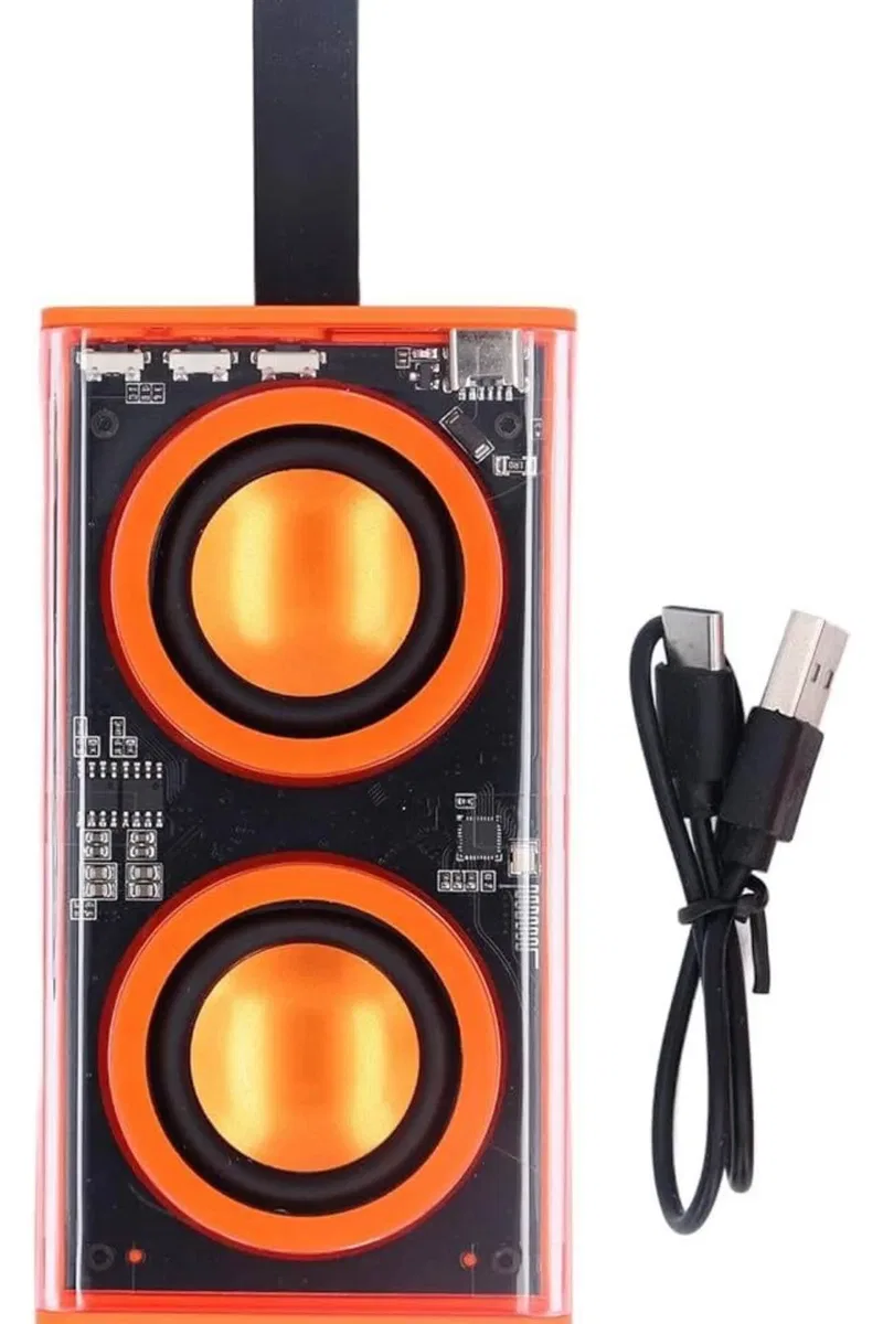 Rgb Işıklı Hoparlör Taşınabilir Hoparlör Kablosuz Bluetooth 5. 0 Bağlantı görsel 3