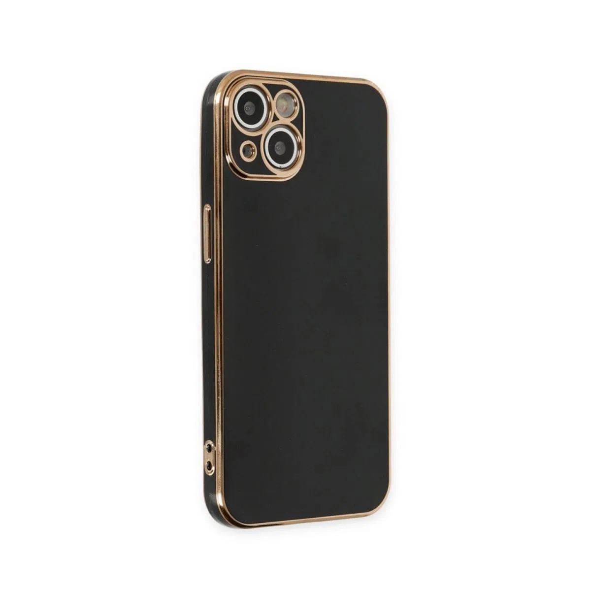 Apple İphone 15 Kılıf Volet Silikon - Siyah görsel 2