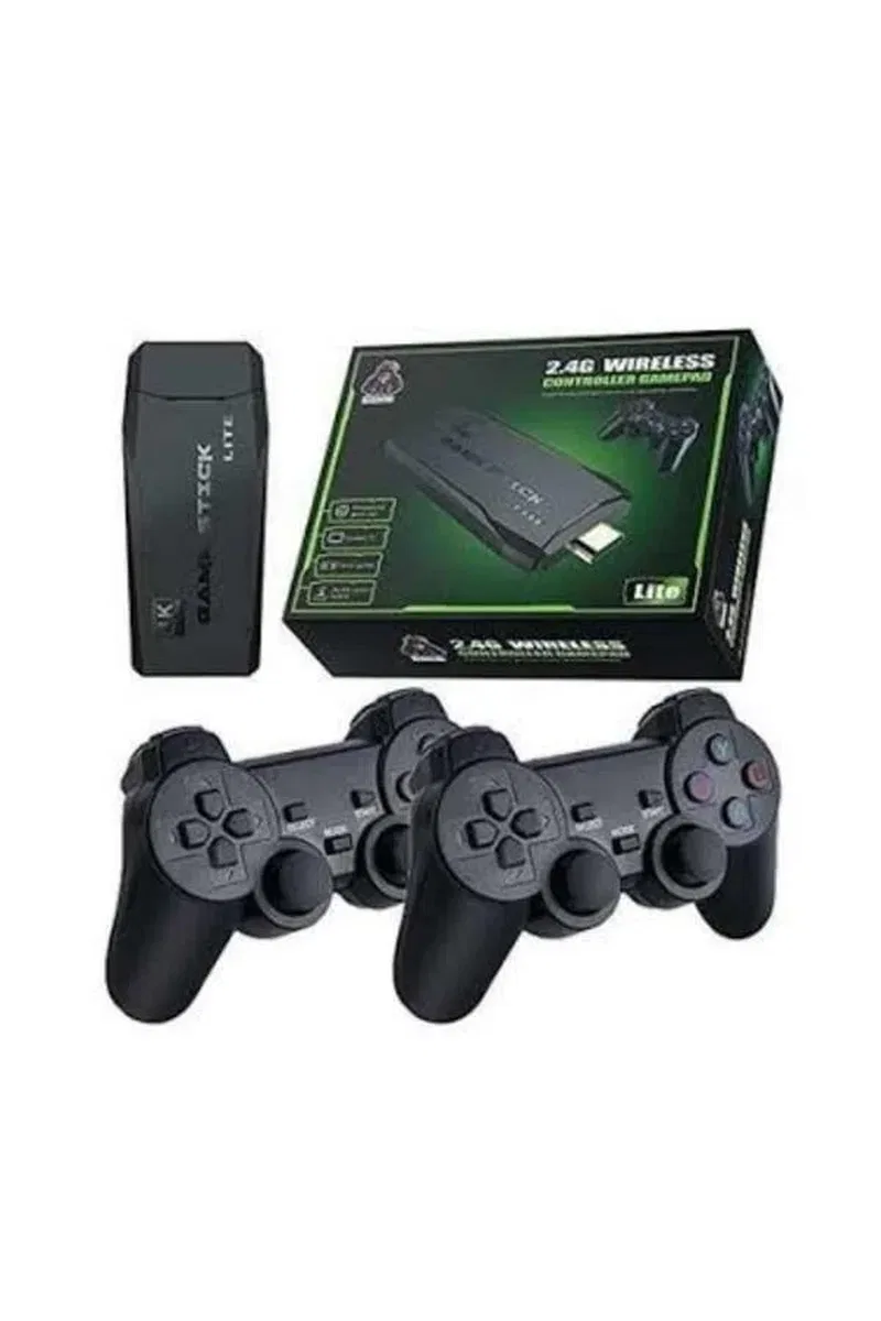 Retro Game Stick Çift Kol Kablosuz Atari Oyun Konsolu 2. 4g Uyumlu görsel 3